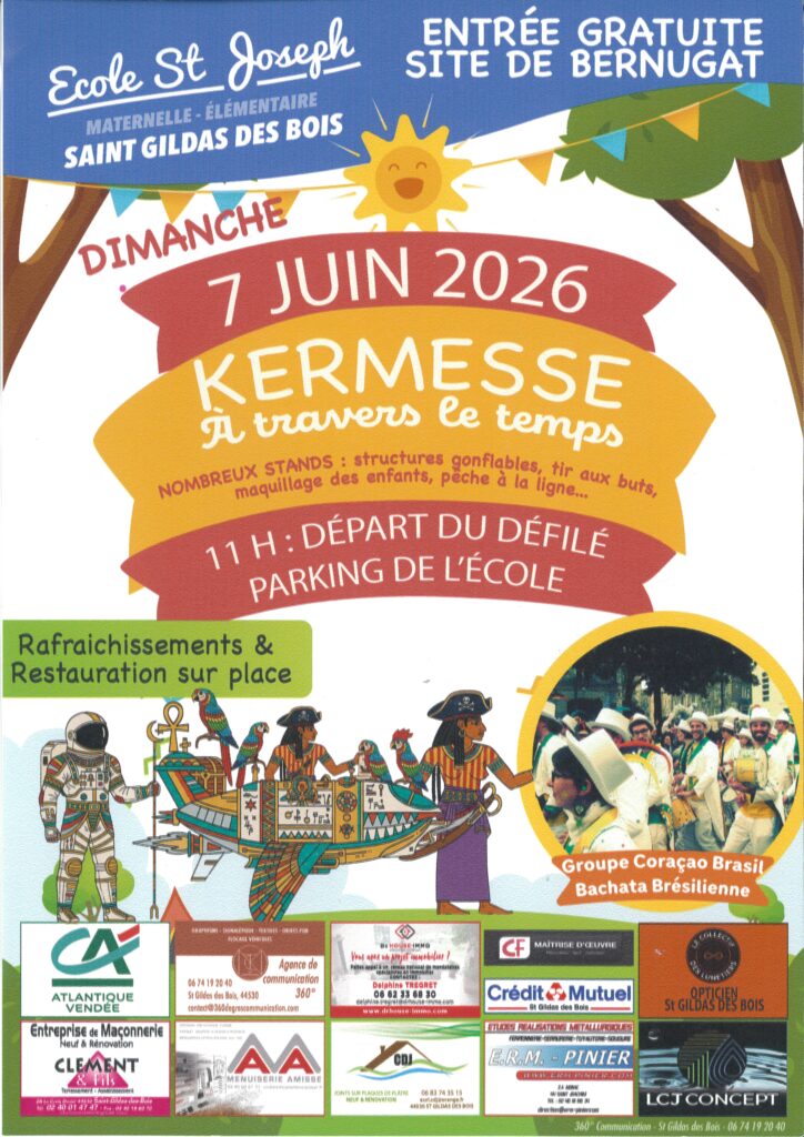 Kermesse École Saint-Joseph - Saint-Gildas-Des-Bois (44)